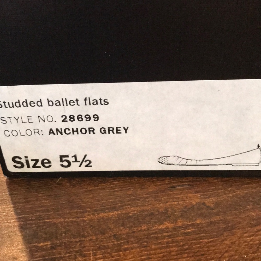 J crew studded ballet flats